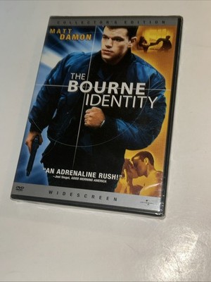 The Bourne Identity DVD (2002) New Sealed Widescreen Edition Alternative Ending