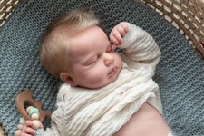 Lifelike Reborn Baby Dolls Boy 19 Inch Full Body Silicone Realistic Newborn Baby