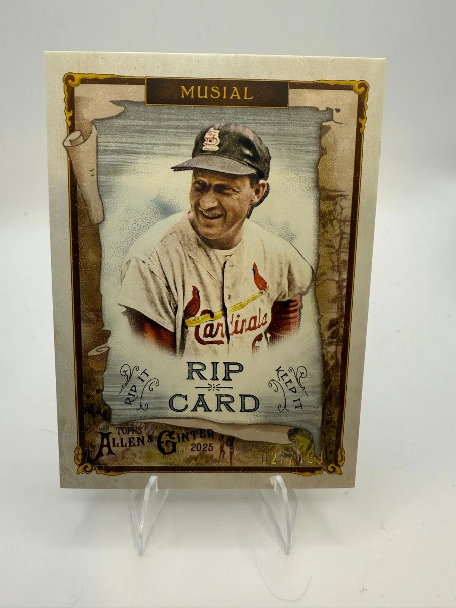 Topps Stan Musial Baseball Serial Numbered Sports Trading Cards