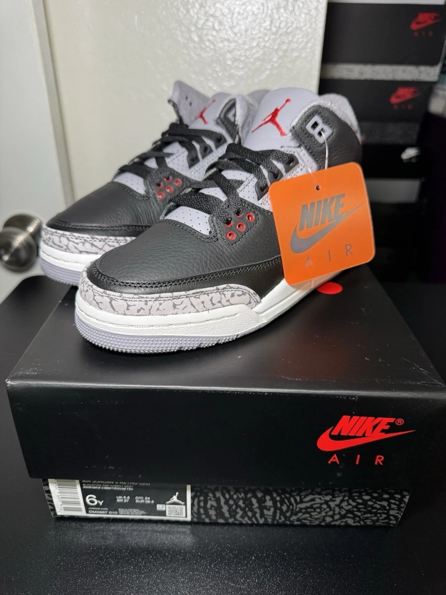Jordan 3 Retro GS Black - огромный выбор по лучшим ценам | eBay