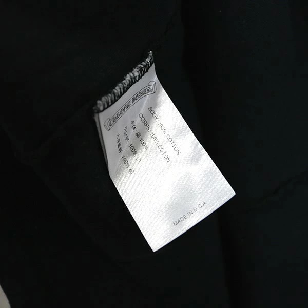 CHROME HEARTS Plus T-shirt Short Sleeve Men's size:L Black thumbnail 6