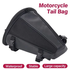 Waterproof Motorcycle Tail Bag Rear Seat Luggage Storage Backpack Shoulder Bag