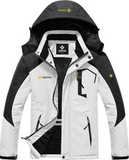 Men'S Mountain Waterproof Ski Snow Jacket Winter Windproof Rain Jacket