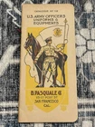 WW1 WWI 1912 Military US Army Officer's Uniforms & Equipments Pasquale Co Book