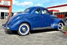 1937 FORD COUPE 4x6 Borderless PHOTO 