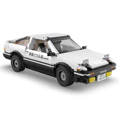 CaDA 1/12 Initial D Toyota Trueno AE86 Brick Model Car (1324 pcs