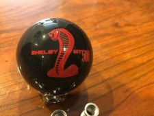 2010 - 2019 Ford Mustang Shelby Gt500 6 Speed Shifter Shift Knob Black W Red