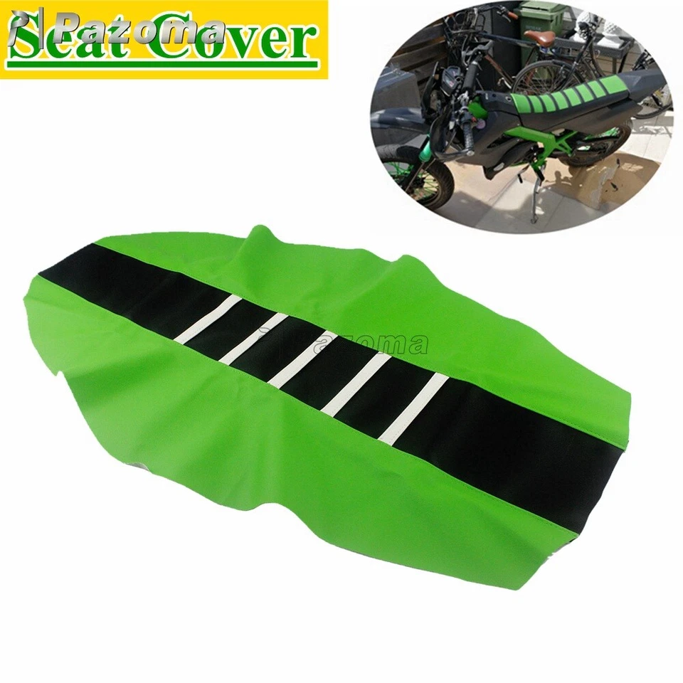 Cubierta de asiento de moto de cross + guardamanos para Honda Yamaha Kawasaki Suzuki todoterreno enduro Foto 2 de 4