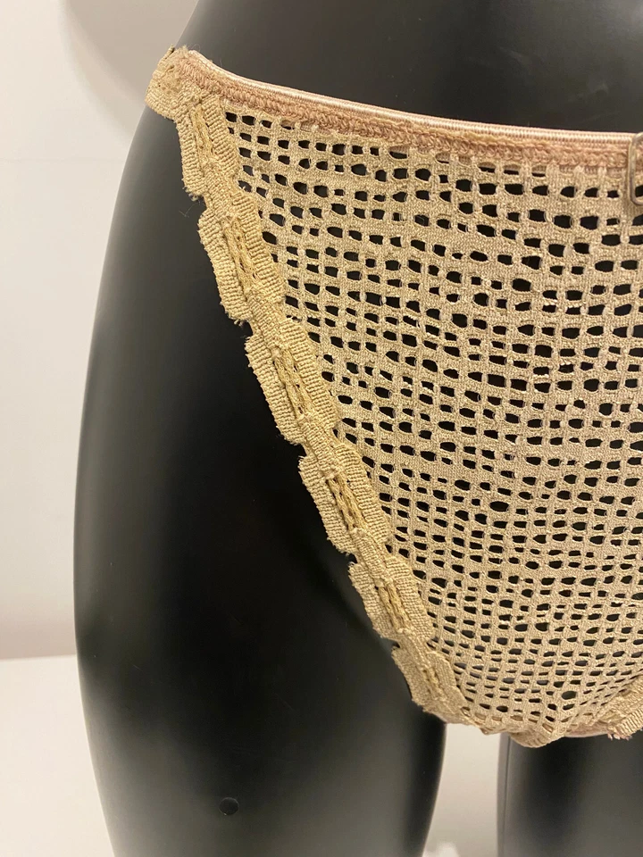 Freya Rio Tanga Beige Desnudo Malla Cuerda Transparente Bragas Bragas Estilo 3570 Panty Foto 3 de 4