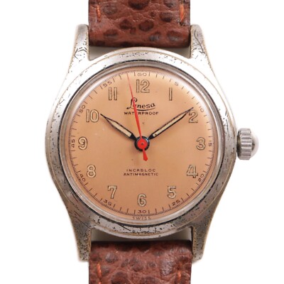 Vintage LUNESA Incabloc Antimagnetic Swiss Men's Mechanical