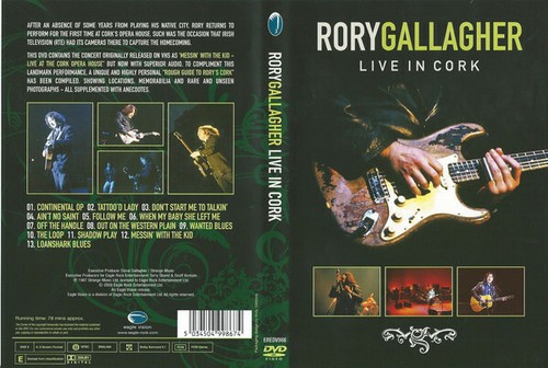 Rory Gallagher Live In Cork DVD (Eagle Vision) Nuovo e Sigillato - Foto 2 di 2