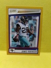 JAMES ROBINSON 2022 Panini Score Football GOLD #21 Jacksonville Jaguars