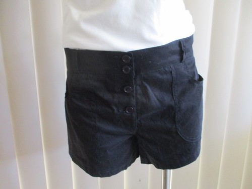 RIDER REPUBLIC FINE FIT COUTURE NWT SHORTS 32 BUTTON UP BLACK POCKETS