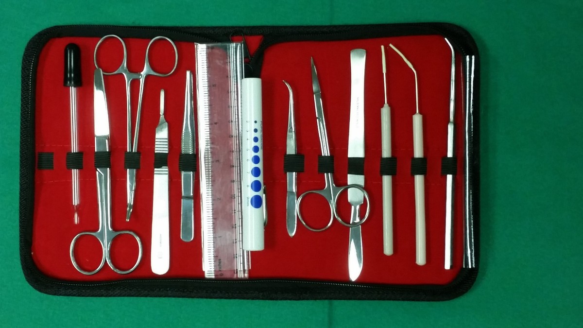 Kit Marca DDP Kit Di Dissezione Per Biologia E Anatomia - Completo Di Strumenti E Custodia, Per Studenti Di Medicina Strumenti Dissezione Anatomia - Foto 5