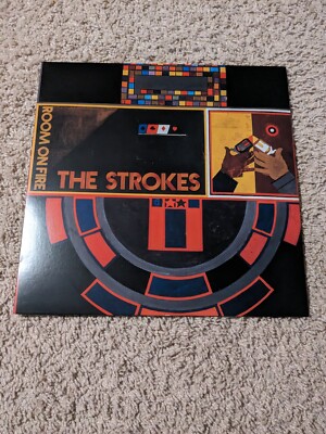 The Strokes Room On Fire Vinyl Newbury Comics Half GOLD Split