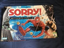 Sorry! Spider-Man 3 board game 2007 marvel Parker brothers ages 6+ Limited Editi
