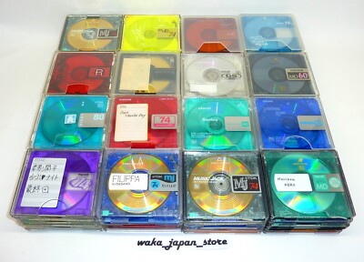 Used MD MiniDisc Lot of 20 Sony Maxell TDK etc. Mixed Brands