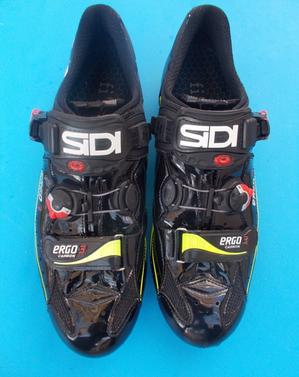 Sidi Ergo 3 Carbon Vent EU 45 (US 10.5 ) road Shoes Black mesh 3