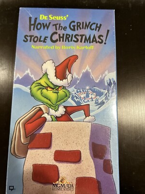 How the Grinch Stole Christmas (VHS, 1994) Original 1966 Seuss Animated SEALED