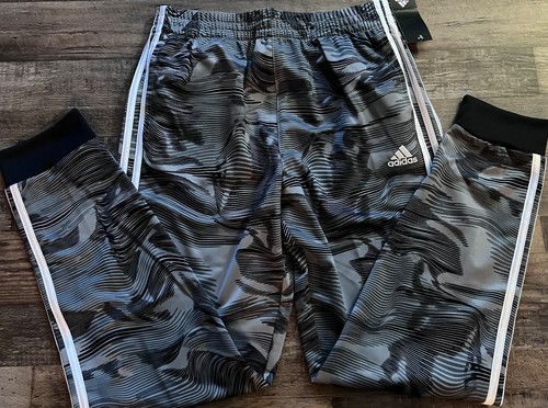 NWT Adidas Boys YXL Gray/Black/Orange L/S Hooded Print Jogger Pants Set XL - Picture 5 of 5