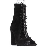 Kendall Kylie Ella Lace Up Booties - Black, 8 Us on sale Kendall Kylie Ella Lace Up Booties - Black, 8 Us on sale
