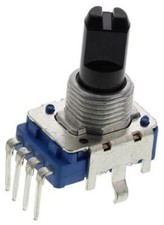 Image of Bourns 10kΩ Rotary Potentiometer 1-Gang, Panel Mount (Through Hole), PTV111-3415
