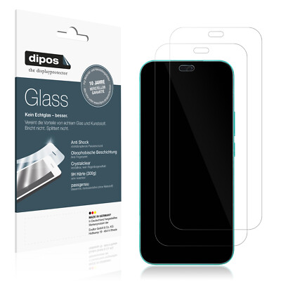 2x Schutzfolie für Honor Play 9T Pro - Anti-Shock 9H Folie dipos Glass