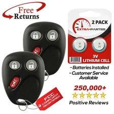 2 For 2004 2005 2006 Cadillac SRX Car Remote Keyless Entry Key Fob