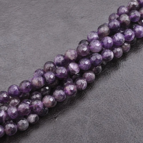 Wholesale Natural Gemstone FACETED Round Spacer Loose Beads 4MM 6MM 8MM 10MM - Picture 76 of 135