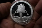 ONE 2019 Apollo 11 50th Anniversary Moon Landing 1oz 999 fine Silver round C542