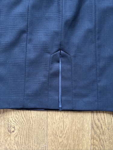 George Tailored Black Sleeveless Suit Dress Check Design Belted Size S 8/10 - Bild 9 von 14