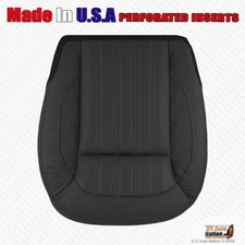 2016 Mercedes Benz GLE350d Front Driver Bottom Perforated Vinyl Seat Cover Black
