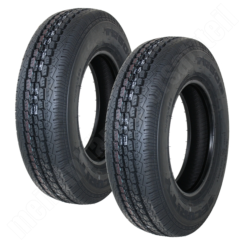 2x Reifen Ersatzreifen 165R13C / 165 R13 8PR 96N für Pkw Anhänger ...