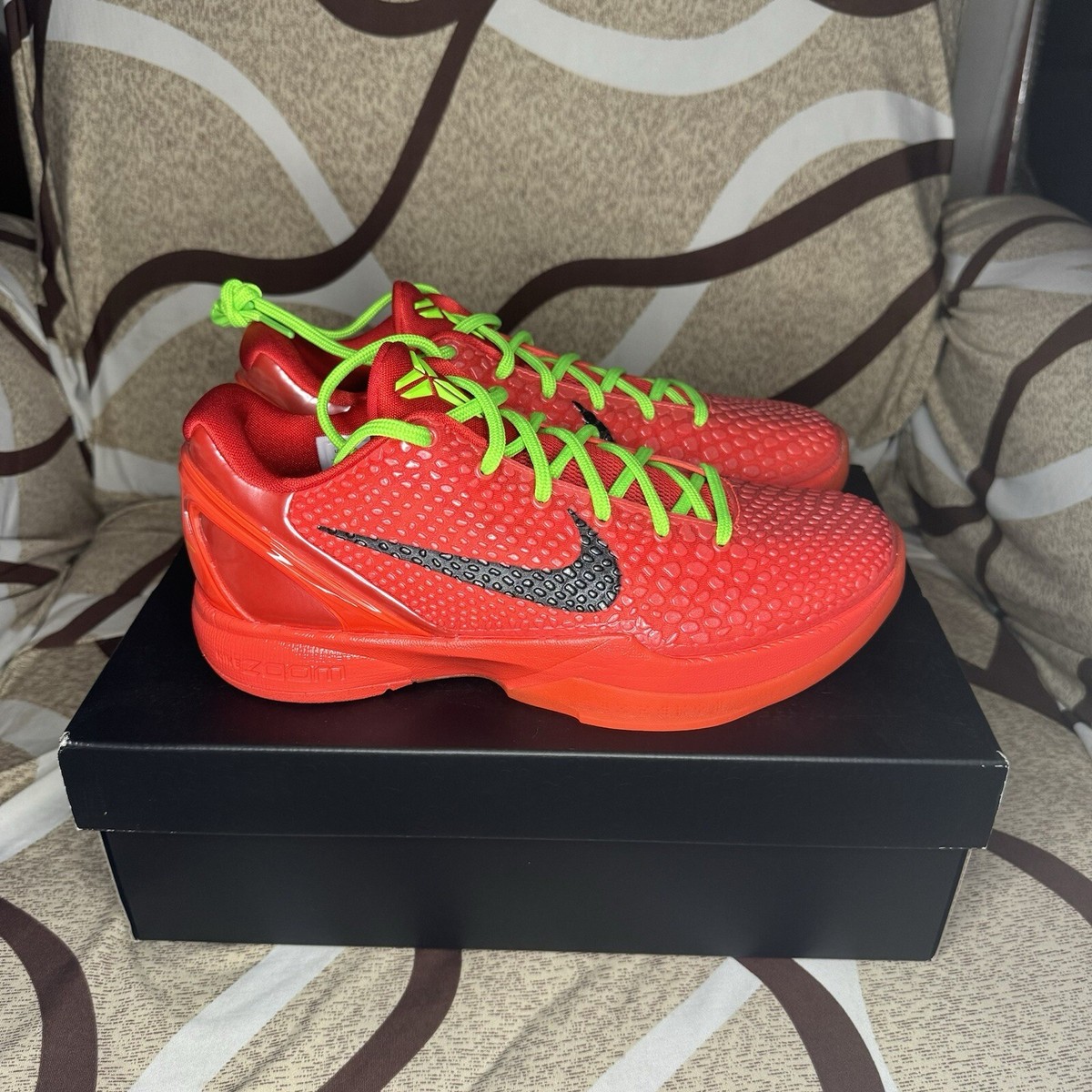 NIKE KOBE 6 PROTRO REVERSE GRINCH 2023 FV4921-600 BRIGHT