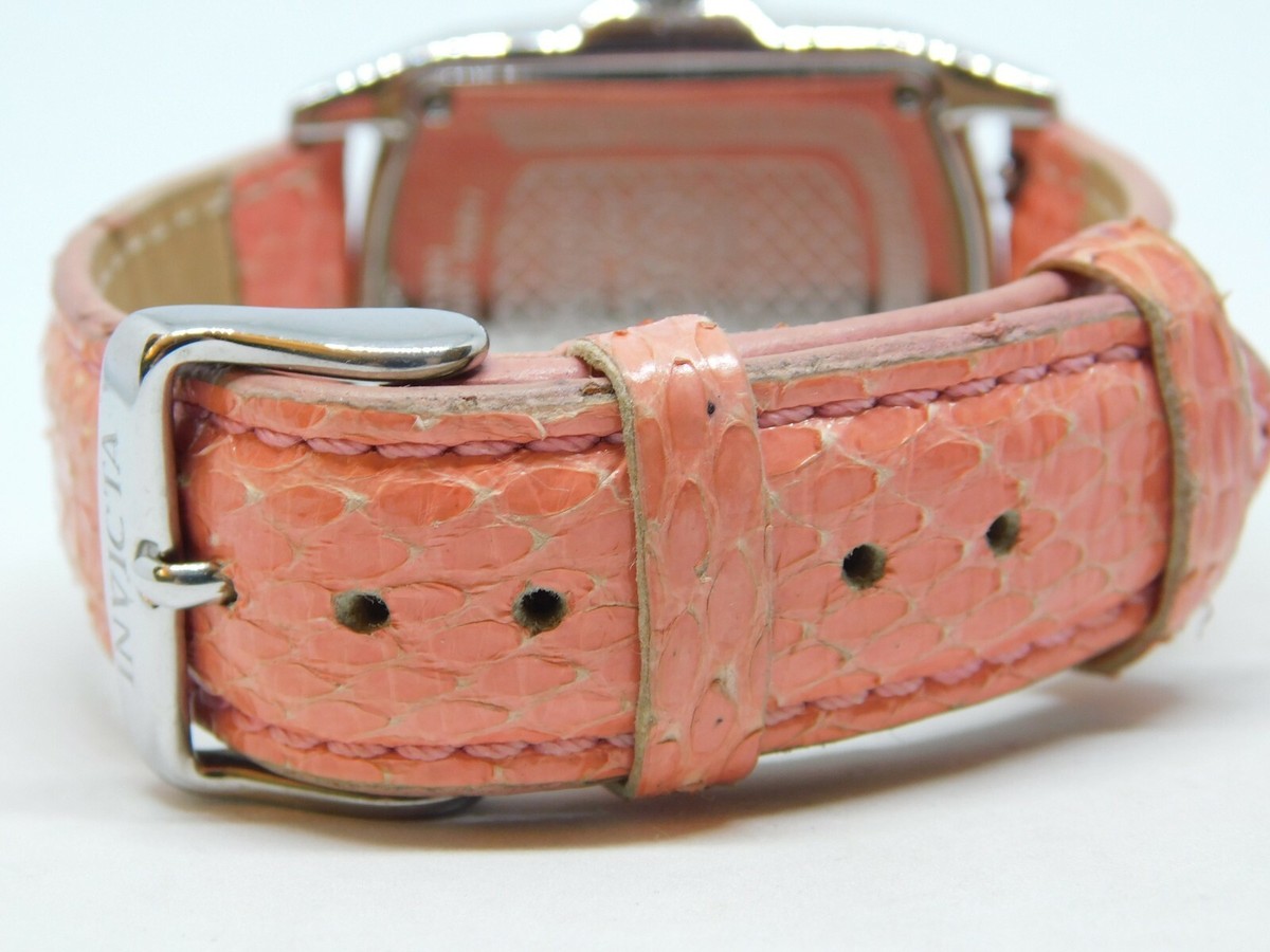 Invicta Lupah#2377 Vintage Women\'s Pink Diamond  Swiss Made  Quartz Analog Watch Invicta Lupah Women main image 4