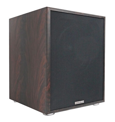 Rockville Rock Shaker Dark Wood 1000w 15'' Powered Home Theater Subwoofer Sub