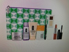 Clinique gift offer with Cosmetic bag, 7 items, NWT