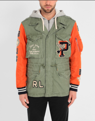 Polo Ralph Lauren Varsity Pwing Patch 67 Hybrid Field Jacket Polo Ralph Lauren Varsity Pwing Patch 67 Hybrid Field Jacket