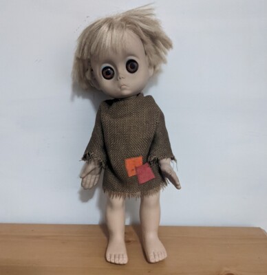 Poupée vintage 1965 Hasbro Little Miss No Name Big Sad Eyes No