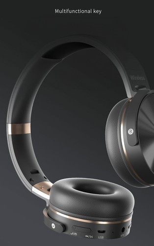 Bezprzewodowe słuchawki nauszne Bluetooth z redukcją szumów 5,3 HiFi - Zdjęcie 7 z 16