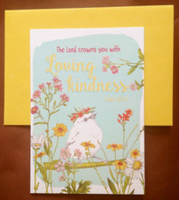 "Beautiful You Blessings", 1 Leanin' Tree Birthday Card, New With 1 Envelope