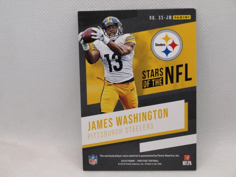 2019 Panini Prestige Stars Of the NFL  Patch James Washington #SS-JW - Image 4 of 4