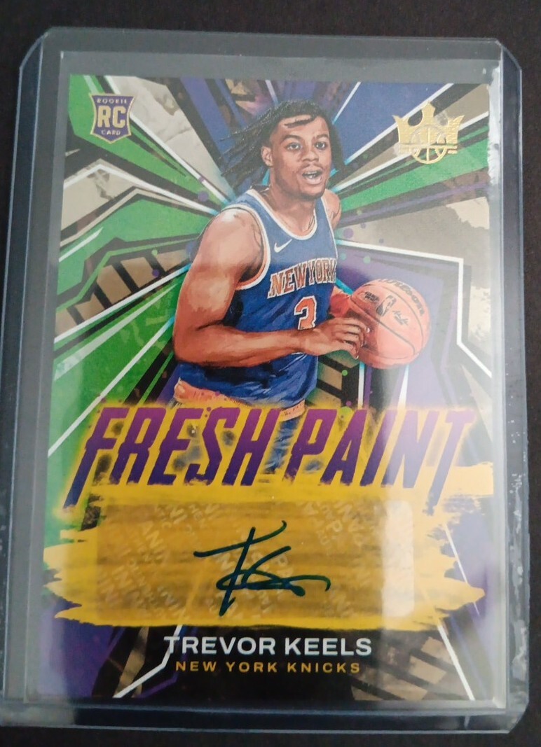 2022 Panini Court Kings Fresh Paint Trevor Keels /199 Rookie Auto RC #FP-TKN