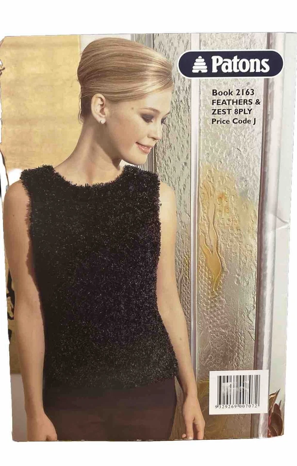 Patons Knitting Pattern Book 2163  Feathers & Zest 8ply * 8 designs Sizes 8-26 - Image 2 of 4