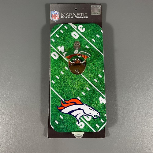 Denver Broncos NFL Lot Magnetic Bottle Opener, Keychain, Deluxe Super Bowl Flag - Picture 17 of 24
