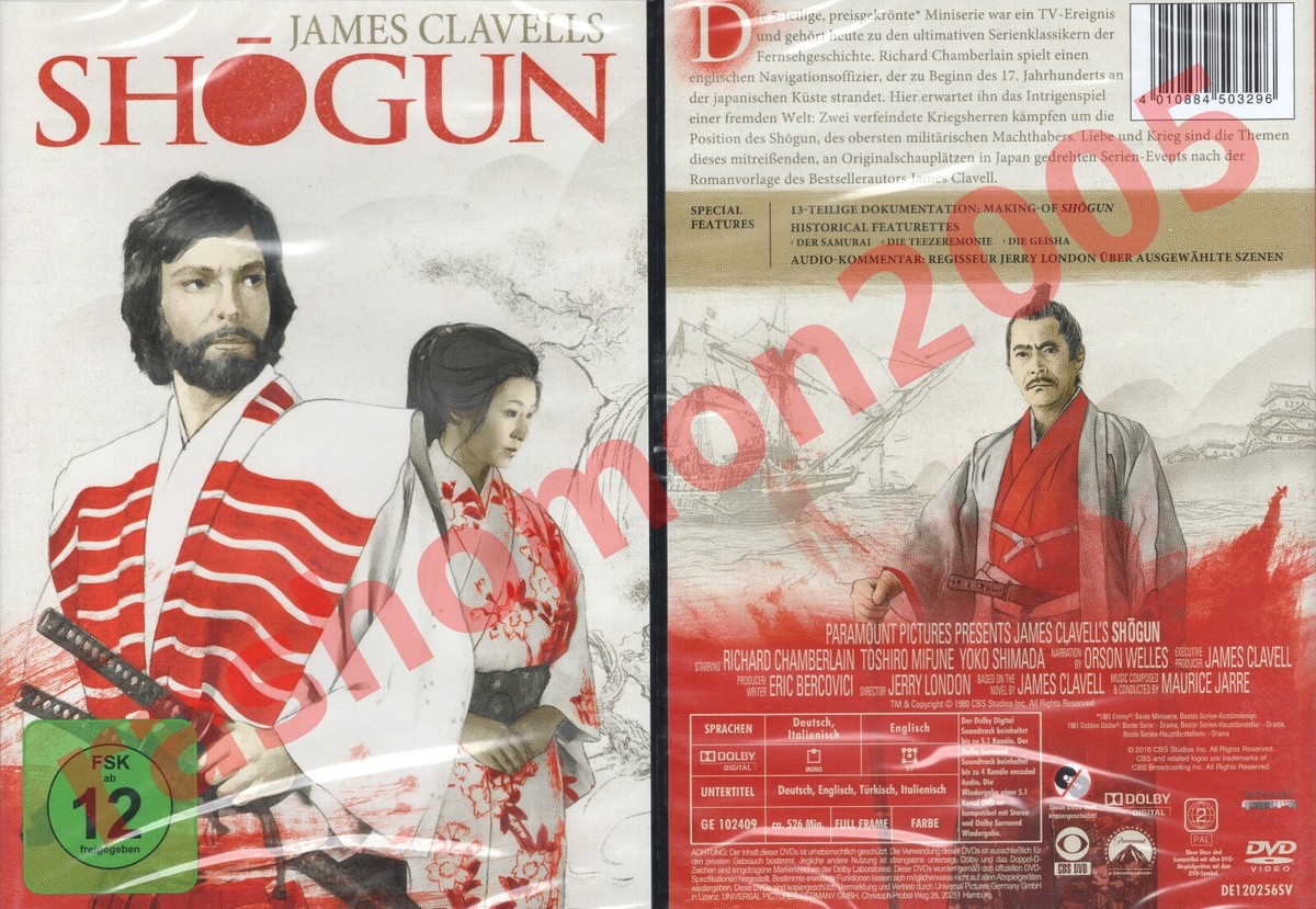 DVD R2 SHOGUN 1980 Richard Chamberlain Toshiro Mifune James