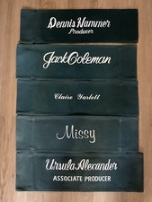 The Colbys usato 5 x Schienale Sedia Regista per attori/produttori di Tv Soap Opera