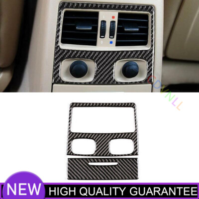 For BMW 3-Series 05-2012 Real Carbon Fiber Rear Air Outlet Vent Frame Decor Trim