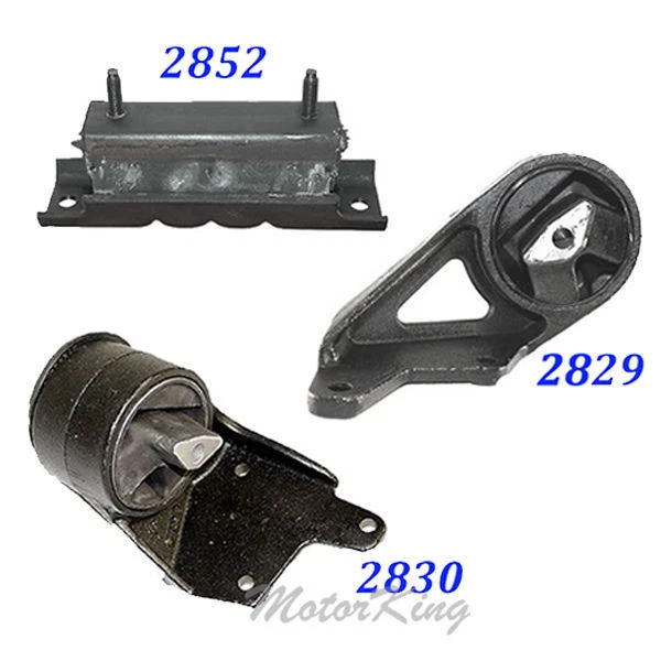 Juego de montaje de motor y transmisión para 94-02 Dodge RAM 1500/2500/3500 3,9 5,2 5,9 8,0 L 3 PIEZAS Foto 2 de 4