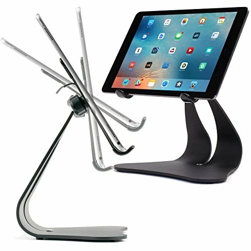 Stabile PRO Pivoting Steel iPad Stand - Black | Made in USA - Thought Out - Image 2 of 4
